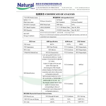 Ashwagandhaエキス0.5%